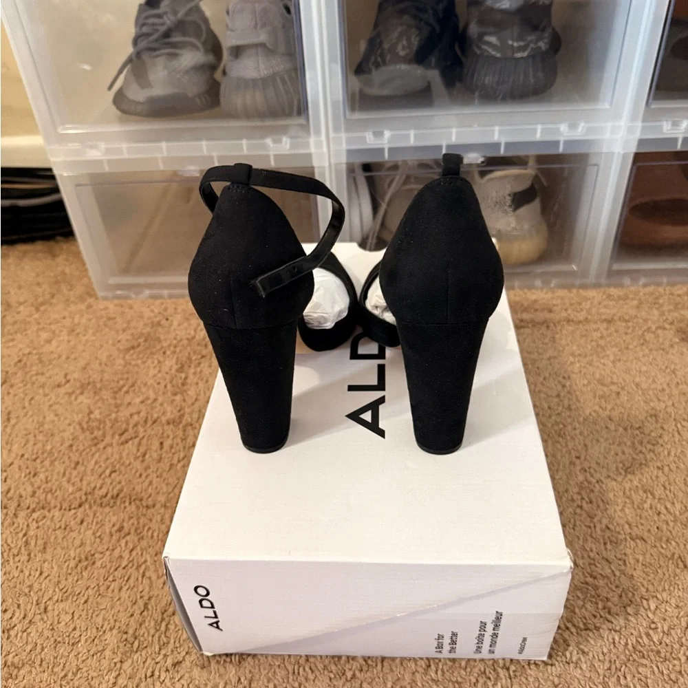 Aldo Elegant Black Heels for Women - Picture 3 of 4